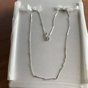 Avon Silver Tone Necklace Approx. 25”